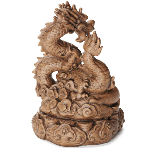 Statuette made of beech "Dragon", option No. 2
